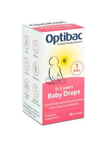Пробіотик дитячі каплі Optibac Baby Drops
